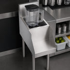 Thumbnail image #4 for Krowne Royal Series KR24-12BF 12-Inch Freestanding Underbar Blender Station, Flat Top with 9-Inch Recessed Shelf, Stainless Steel, 24-Inch Deep