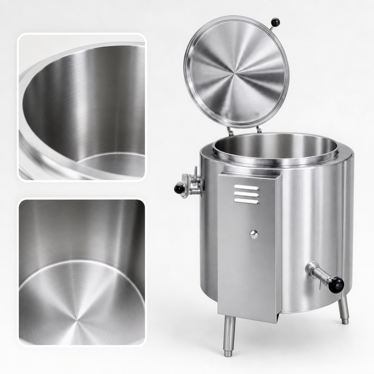 Product image #4 for Groen EE-20 20-Gallon Electric Steam Jacketed Kettle with Tri-Leg Base