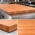 Thumbnail image #4 for Boos Block American Cherry Edge Grain Kitchen Countertop, 60 x 38 x 3 Inches, Penetrating Oil Finish