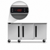 Thumbnail image #4 for Centerline CLUC-72F-SD-RRR 72-Inch Three-Section Compact Undercounter Freezer with Right-Hinged Solid Doors