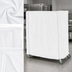 Thumbnail image #4 for Metro 36 x 24 x 74 Inch White Uncoated Knitted Polyester Cart Cover