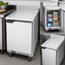 Thumbnail image #4 for Beverage-Air 24-Inch One-Section Worktop Freezer with Solid Door and 4.9 Cu. Ft. Capacity