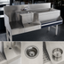 Thumbnail image #4 for Advance Tabco Prestige Uni-Serv 60-Inch Stainless Steel Underbar Speed Bar with Right Ice Bin, Cold Plate, and Blender Station