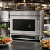Thumbnail image #4 for Amana Commercial HDC12YA2 Heavy Volume Countertop Microwave Oven, 1200W, 0.6 Cu. Ft., Bottom Controls
