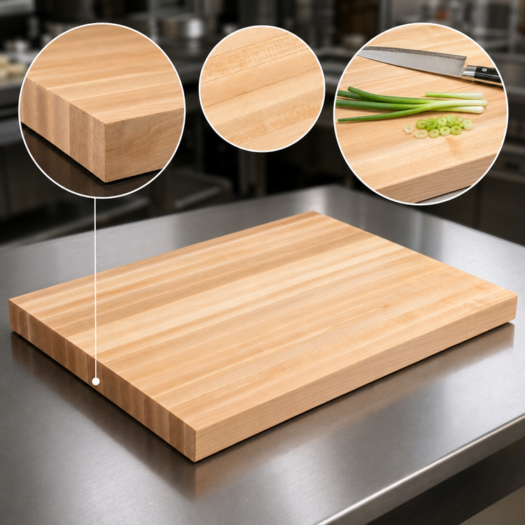 Product image #4 for Boos Block Northern Hard Rock Maple Edge Grain Kitchen Countertop, 48 x 38 x 3 Inch, Penetrating Oil Finish