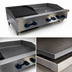 Thumbnail image #4 for Comstock-Castle 48-Inch Countertop Gas Char-Broiler and Griddle Combination