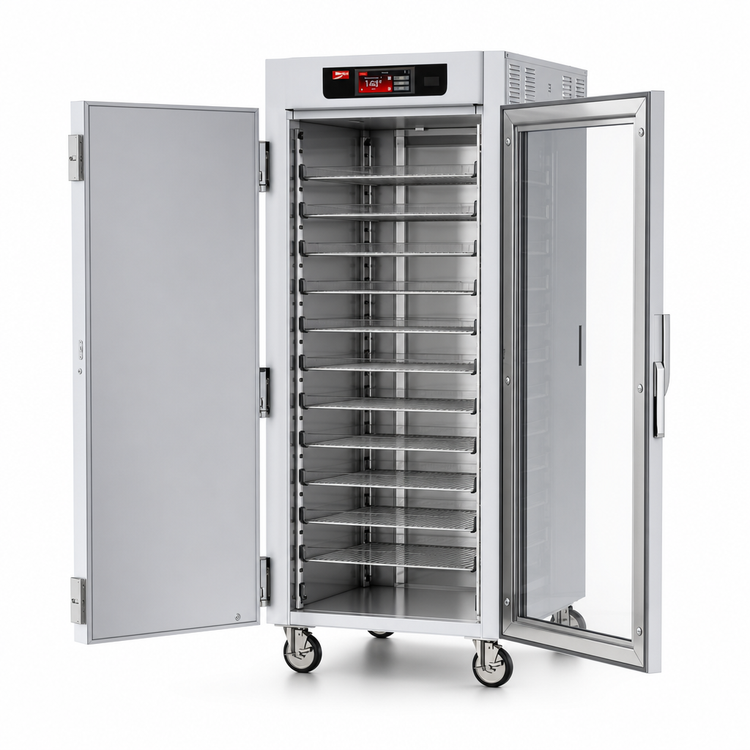 Product image #4 for Metro C5 8 Series Full-Height Pass-Thru Controlled Temperature Holding Cabinet with Touch-Screen Controls