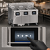 Thumbnail image #4 for Frymaster FilterQuick 60 lb Electric Floor Model Fryer with Built-In Automatic Filtration and FQ4000 easyTouch Controller