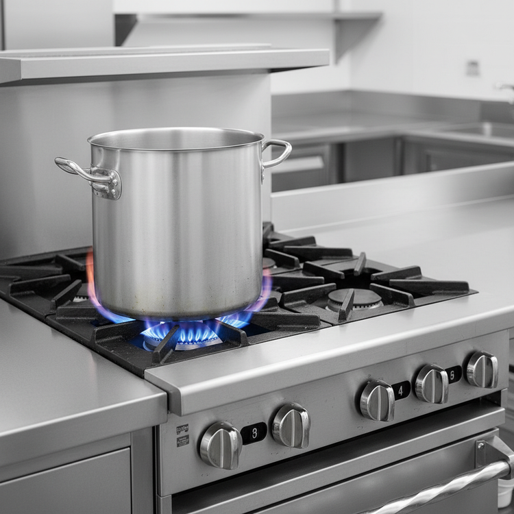 Product image #3 for Jade Range Bistro JBR-2-24G-36 36" Gas Restaurant Range with 2 Open Burners, 24" Manual Griddle, and Standard Oven