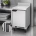 Thumbnail image #5 for Beverage-Air 20-Inch Wide One-Section Worktop Freezer with Solid Door and 4-Inch Backsplash