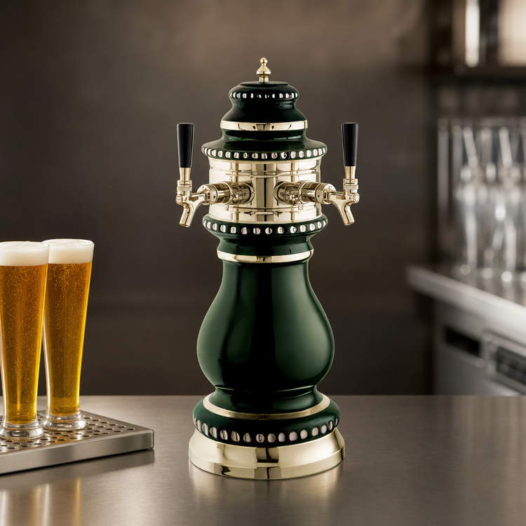 Product image #4 for Torino 2-Faucet Glycol-Cooled Countertop Draft Beer Tower