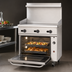 Thumbnail image #4 for Wolf Challenger XL 36-Inch Commercial Gas Range with Thermostatic Griddle and Convection Oven