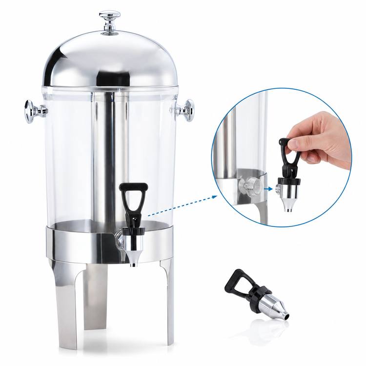 Product image #5 for Harmony Single 7-Quart Juice Dispenser with Removable Faucet and Ice Cylinder