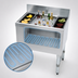 Thumbnail image #4 for Advance Tabco Underbar Basics 36-Inch Stainless Steel Cocktail Unit Bar Ice Bin with 12-Inch Deep Ice Bin and 7-Circuit Cold Plate