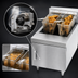Thumbnail image #4 for Comstock-Castle Countertop Gas Fryer, 15 lb Fat Capacity, Stainless Steel, 18,000 BTU