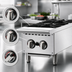 Thumbnail image #4 for Winco Spectrum 12-Inch Countertop Natural Gas Hot Plate with 2 Open Burners, 50,000 BTU