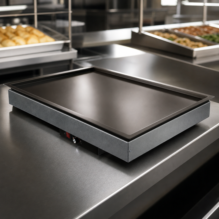 Product image #4 for Hatco Glo-Ray Built-In Rectangular Heated Shelf with Recessed Top, 43.5" x 21"