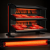 Thumbnail image #4 for Hatco Spot On Slant Dual-Shelf Countertop Heated Zone Merchandiser Warmer, 28-Inch Wide, 120V