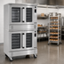 Thumbnail image #4 for Southbend Platinum Double-Deck Bakery-Depth Electric Convection Oven with Touchscreen Controls, Dependent Glass Doors, and Ventless Design