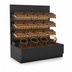 Thumbnail image #4 for Structural Concepts Addenda Self-Service Bread Wall Pastry Display Case, 50-1/2 Inch Wide, 3 Lighted Solid Shelves