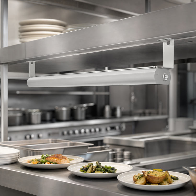 Product image #4 for Vollrath 66-Inch Low Profile Unlighted Strip Heat Lamp with Remote Infinite Switch