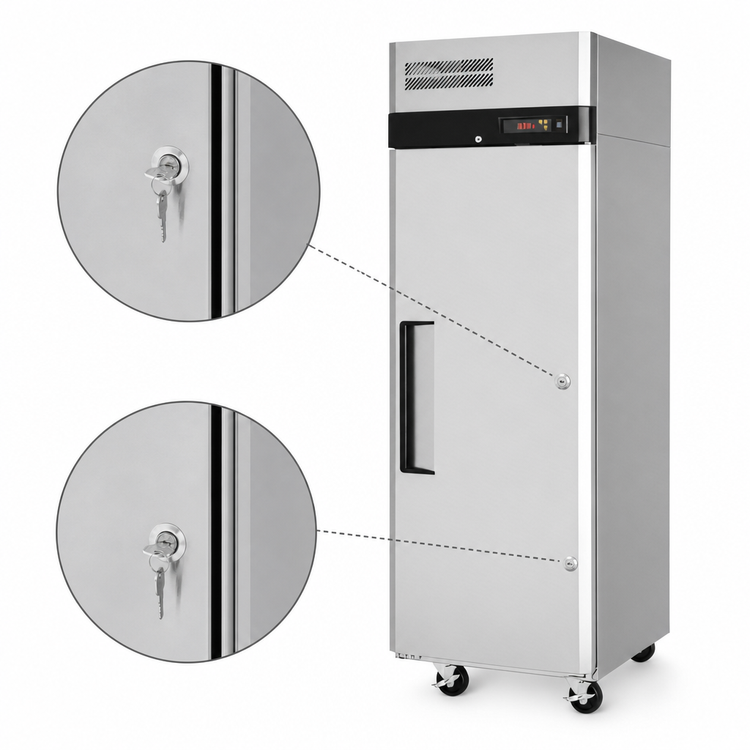 Product image #4 for Turbo Air M3 Series Pass-Thru Heated Holding Cabinet, 1-Section, 22.7 Cu. Ft., Solid Doors