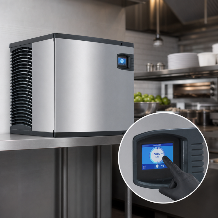 Product image #4 for Manitowoc Indigo NXT IDT0620W Water-Cooled Dice Cube Ice Maker, 530 lb. per Day