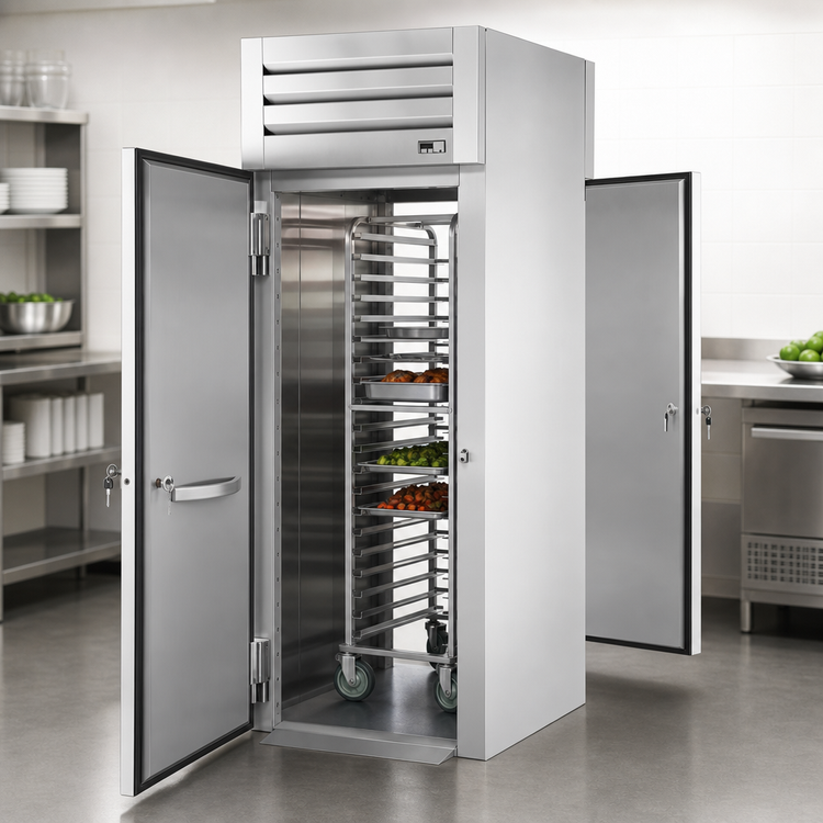 Product image #4 for True SPEC SERIES One-Section Roll-Thru Heated Cabinet with Stainless Steel Front and Rear Doors