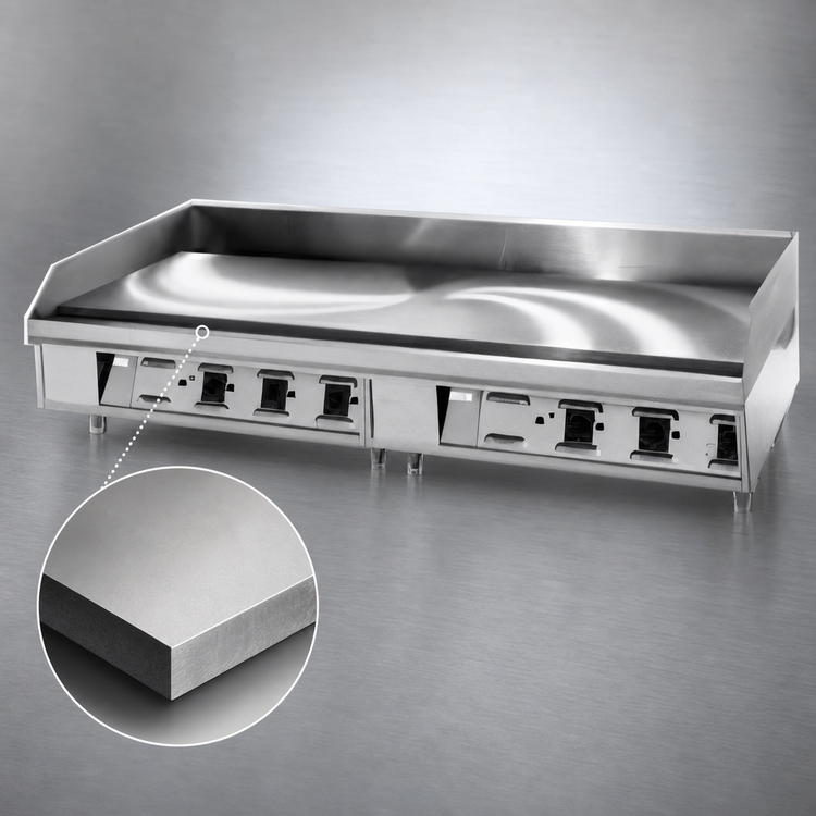 Product image #4 for Lang LG Series 60-Inch Electric Countertop Solid State Steel Plate Griddle