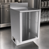 Thumbnail image #5 for BK Resources Well Series Flat Top Stainless Steel Underbar Cabinet Base, 21 x 18 Inches