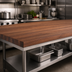 Thumbnail image #4 for John Boos Boos Block 108-Inch x 48-Inch American Black Walnut Edge Grain Countertop, 2-1/4-Inch Thick