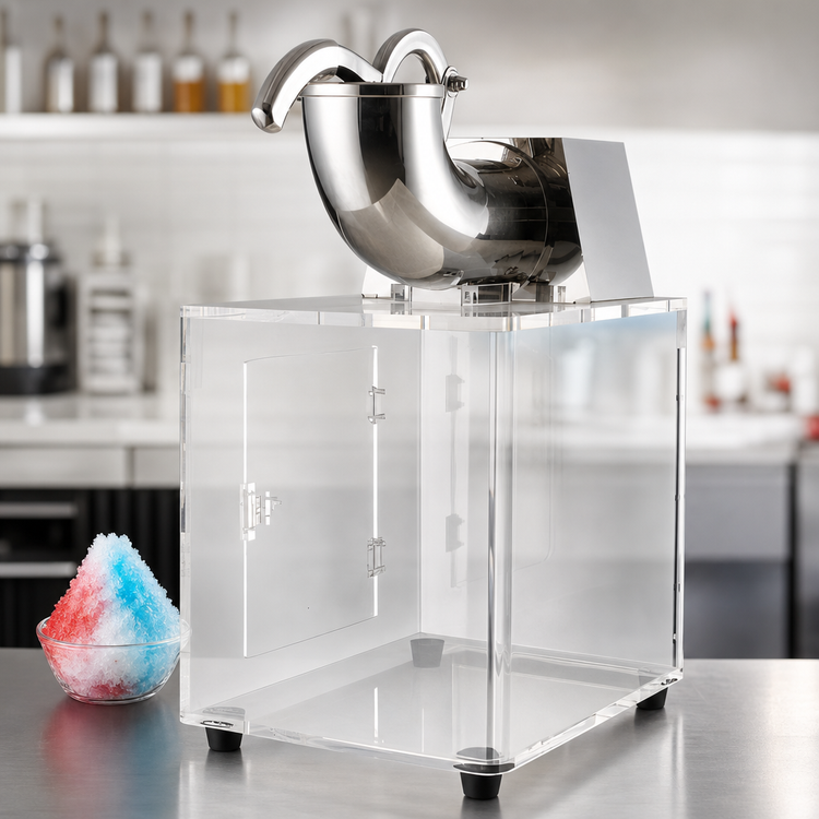 Product image #4 for Omcan Stainless Steel Sno-Cone Ice Machine, 180 kg/Hour, 120V