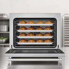 Thumbnail image #4 for Koolmore KM-CTCO220-23 Countertop Half-Size Convection Oven, 4 Racks, 2.3 Cu. Ft., Mechanical Controls, Stainless Steel