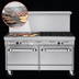 Thumbnail image #4 for Southbend Ultimate 60-Inch Gas Restaurant Range with 4 Star/Sauté Burners, 36-Inch Griddle and 2 Cabinets