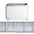 Thumbnail image #3 for Omcan USA 50-Inch Ice Cream Display Chest Freezer with Glass Sliding Top, Lock and Baskets, 13.1 Cu. Ft.