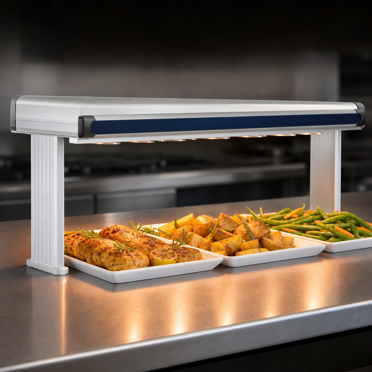 Product image #4 for Hatco Glo-Ray Designer Dual Lighted Strip Heater, 21-1/2 Inches Wide, Aluminum, 620 Watts