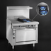 Thumbnail image #4 for Imperial Spec Series 36-Inch Commercial Gas Range with 24-Inch Thermostatic Griddle, 2 Open Burners, and Standard Oven