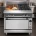 Thumbnail image #4 for Vulcan V Series 36-Inch Heavy Duty Gas Range with 2 Open Burners, 24-Inch Griddle and Standard Oven
