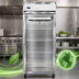 Thumbnail image #4 for Continental Refrigerator 1FXSNSSGD One-Section Extra-Wide Display Reach-in Freezer with Shallow Depth