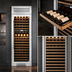 Thumbnail image #5 for True Residential Dual-Temperature One-Section Commercial Wine Cooler, 150-Bottle, Stainless Steel, Left-Hinged Glass Door