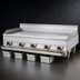 Thumbnail image #4 for Garland Master CG-72F 72-Inch Countertop Gas Front Drain Production Griddle with 1-Inch Polished Steel Plate