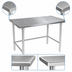Thumbnail image #4 for John Boos 84 x 48 Inch Stainless Steel Flat Top Work Table with Safety Edge
