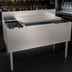 Thumbnail image #4 for Glastender 48-Inch Stainless Steel Underbar Ice Bin/Cocktail Unit with Left Bottle Well and 10-Circuit Cold Plate