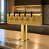 Thumbnail image #4 for Micro Matic USA T-Style Countertop Air-Cooled 5-Faucet Draft Beer Tower, PVD Brass Finish