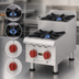 Thumbnail image #4 for Omcan USA 12-Inch Countertop Natural Gas Commercial Hot Plate with One Open Burner and One Step-Up Burner