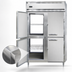 Thumbnail image #4 for Continental Refrigerator Designer Line D2FNSSPTHD 2-Section Pass-Thru Freezer with Half Solid Doors