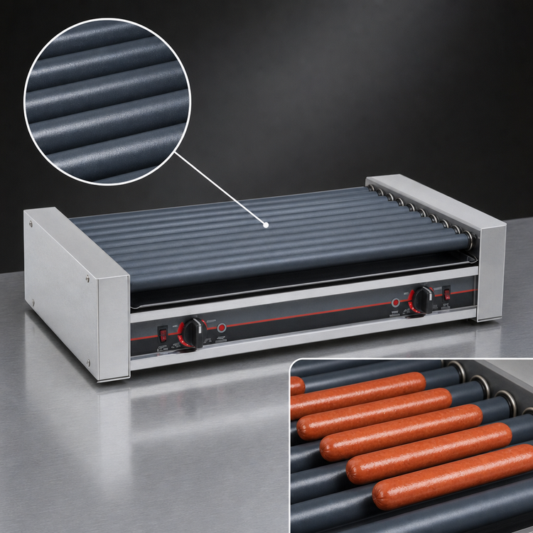 Product image #4 for Nemco Roll-A-Grill 36-Hot-Dog Countertop Roller Grill, 120V
