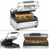 Thumbnail image #4 for Waring Tostato Perfetto Compact Electric Single Flat Countertop Panini Press, 9.75 x 9.25-Inch Surface, 120V