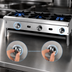 Thumbnail image #4 for Supreme JHP-224-F 24-Inch Floor Model Gas Hot Plate with 2 Open Burners