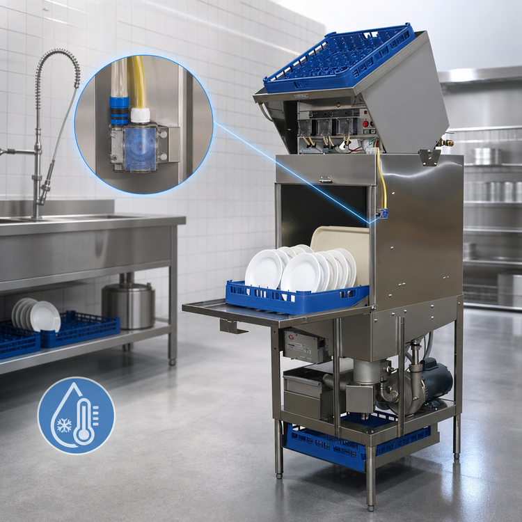 Product image #4 for American Dish Service AWS Low Temperature Single Rack Door-Type Commercial Dishwasher